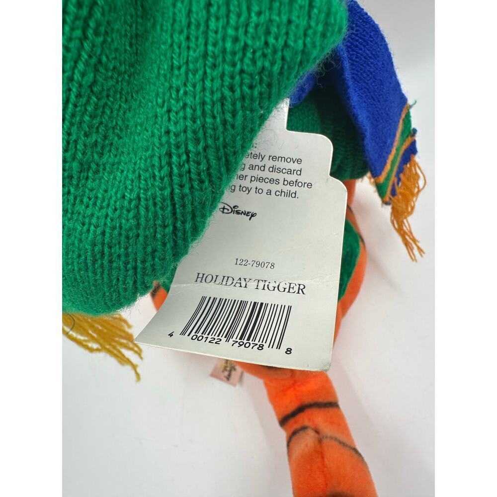 Disney World Holiday Tigger Plush - Wearing Sweater, Hat, Scarf & Gloves - Picture 4 of 4